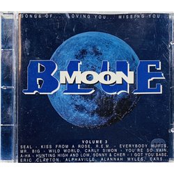 a-ha, Mr. Big, Cars, ZZ Top ym. CD Blue Moon Volume 3  kansi EX levy EX Käytetty CD
