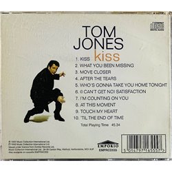 Jones Tom CD Kiss  kansi EX levy VG+ Käytetty CD