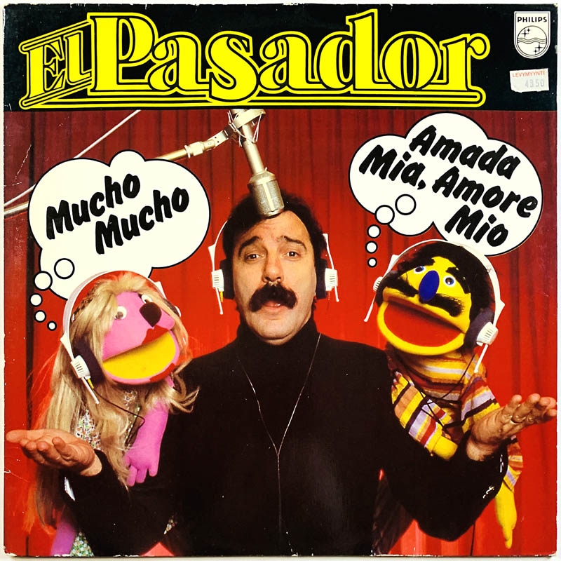 El Pasador LP Amada Mia Amore Mio  kansi EX levy EX Käytetty LP