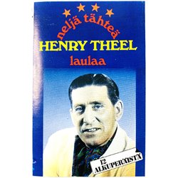 Theel Henry: 4 tähteä - Henry Theel laulaa kansipaperi EX , musiikkikasetin kunto EX kasetti