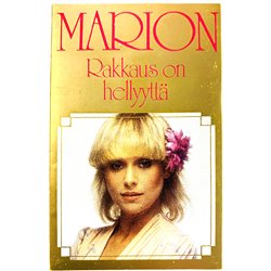 Marion: Rakkaus on hellyyttä kansipaperi EX , musiikkikasetin kunto EX kasetti