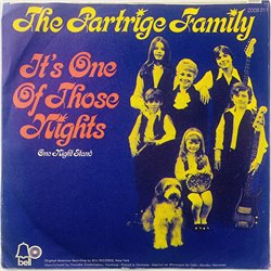Partridge Family single 7” It’s one of those nights / One night stands  kansi VG+ levy VG+ vinyylisingle PS