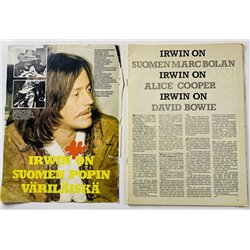 Intro 1973 5 Alice Cooper ja Isokynä jutut ehjillä sivuilla aikakauslehti