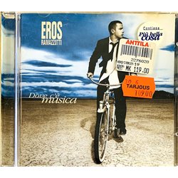 Ramazzotti Eros Käytetty CD Dove C'è Musica  kansi EX levy EX Käytetty CD