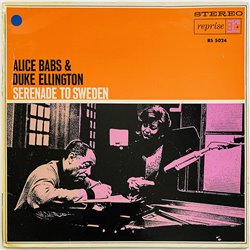 Babs Alice & Duke Ellington LP Serenade to Sweden  kansi VG+ levy VG+ Käytetty LP