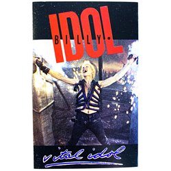 Idol Billy: Vital Idol kansipaperi EX , musiikkikasetin kunto EX kasetti