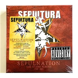 Sepultura CD Sepulnation the studio albums 1998 - 2009 5CD  CD