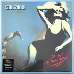 Scorpions LP Savage amusement, coloured vinyl  uusi LP