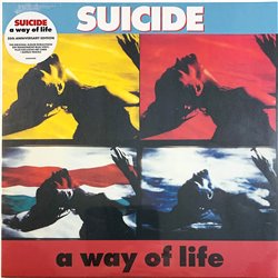 Suicide LP A way of life, transparent blue vinyl  uusi LP