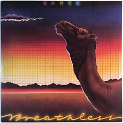 Camel LP Breathless  kansi EX levy EX Käytetty LP