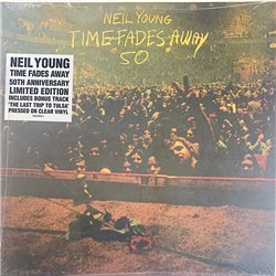 Young Neil LP Time fades away 50, clear vinyl  uusi LP