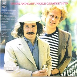 Simon And Garfunkel 1972 19439797121 Greatest Hits, white vinyl LP