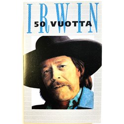 Irwin Goodman: Irwin 50 vuotta kansipaperi EX , musiikkikasetin kunto EX kasetti