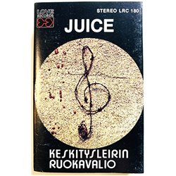 Leskinen Juice: Keskitysleirin ruokavalio kansipaperi VG+ , musiikkikasetin kunto G- kasetti