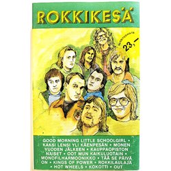 Hurriganes, Royals, Freeman, HEC ym.: Rokkikesä kansipaperi VG , musiikkikasetin kunto EX- kasetti