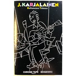 Karjalainen J.: Keltaisessa talossa kansipaperi EX , musiikkikasetin kunto EX kasetti