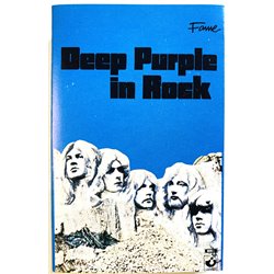 Deep Purple: In Rock kansipaperi EX , musiikkikasetin kunto EX kasetti