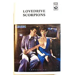 Scorpions: Lovedrive kansipaperi EX , musiikkikasetin kunto EX kasetti