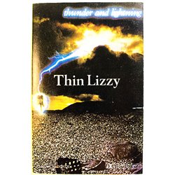 Thin Lizzy: Thunder and lightning kansipaperi EX , musiikkikasetin kunto EX kasetti