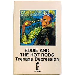 Eddie and the Hot Rods: Teenage Depression kansipaperi VG+ , musiikkikasetin kunto VG+ kasetti