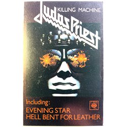 Judas Priest: Killing Machine kansipaperi EX , musiikkikasetin kunto EX kasetti