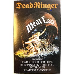 Meat Loaf: Dead Ringer kansipaperi EX , musiikkikasetin kunto EX kasetti