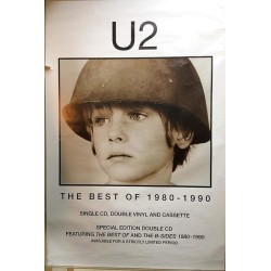 U2: Best Of 1980-1990: Promojuliste 100cm x 150cm - Begagnat Poster