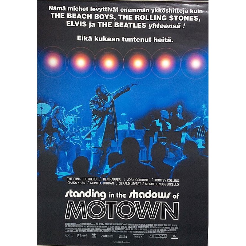 Motown: Standing in the Shadows of: Promojuliste 70cm x 100cm - JULISTE