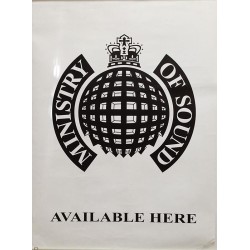 Ministry Of Sound: Promojuliste 50cm x 70cm - Begagnat Poster