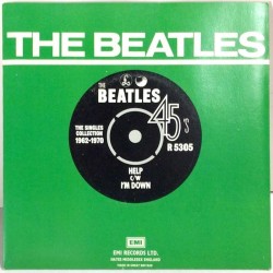 Beatles single from singles collection box: Help! / I'm Down - käytetty vinyylisingle PS EX / EX