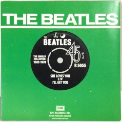 Beatles single from singles collection box: She Loves You / I'll Get You - käytetty vinyylisingle PS EX / EX