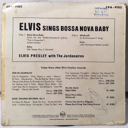 Elvis: Bossa Nova Baby EP - second hand single