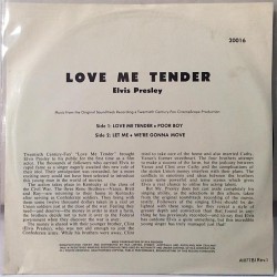 Elvis: Love Me Tender EP Australia - second hand single