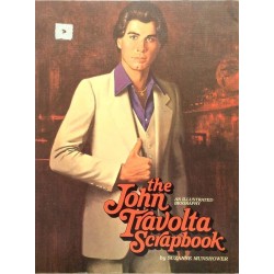 John Travolta Scrapbook: Illustrated Biography: Suzanne Munshower  kansi EX- sisäsivut EX Käytetty kirja