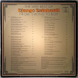 Reinhardt Django: Very Best Of, From Swing To Bop - Käytetty LP VG / EX