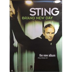 Sting: Brand New Day : Promojuliste kaksipuoleinen 50cm x 70cm - JULISTE