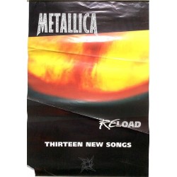 Metallica: Reload kaksipuoleinen : Promojuliste kunto G- 50cm x 75cm - JULISTE