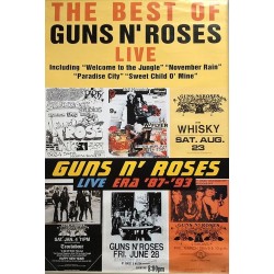 Guns N’ Roses: Best of Live era ‘87-’93 : Promojuliste 50cm x 76cm - JULISTE