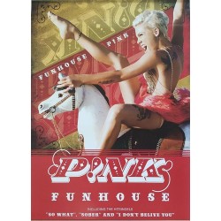 Pink: Funhouse : Promojuliste 49cm x 70cm - begagnat original promo poster