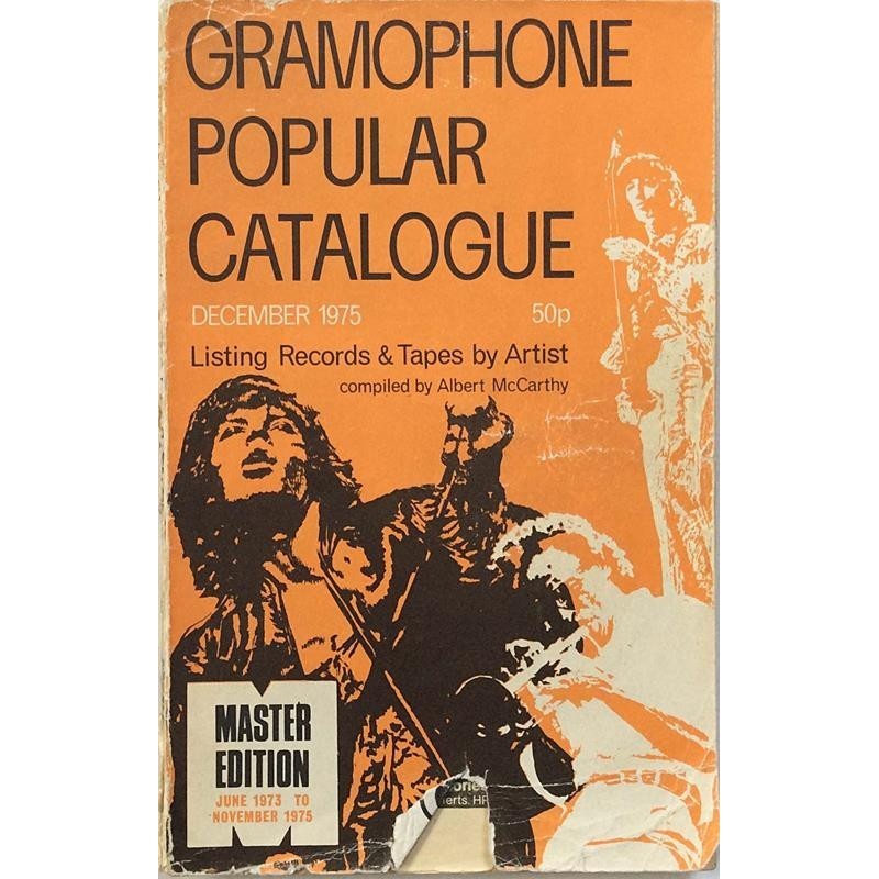 Gramophone popular record catalogue : December 1975 records and tapes by artist - Något använd bok