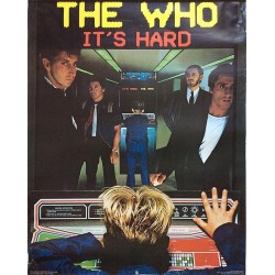 Who: It’s Hard : Promojuliste 64cm x 84cm - begagnat original promo poster