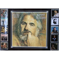 Rogers Kenny: Love will turn you around : Promojuliste 85cm x 61cm - used original promo poster