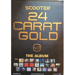 Scooter: 24 carat gold : Promojuliste 59cm x 84cm - begagnat original promo poster