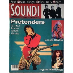 Soundi : Pretenders,Yngwie Malmsteen,George Clinton - used magazine