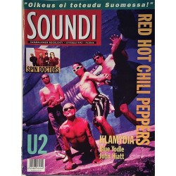 Soundi : Red Hot Chili Peppers,Klamydia,John Hiatt - used magazine