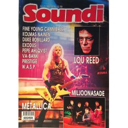Soundi : Lou Reed,Metallica,Prestige,Duke Robillard - used magazine
