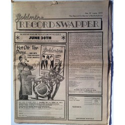 Goldmine 1979 No.No. 37 June Record Swapper Newspaper Magazine