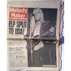 Melody Maker : Emerson Lake & Palmer,Allman Brothers Band - begagnade magazine