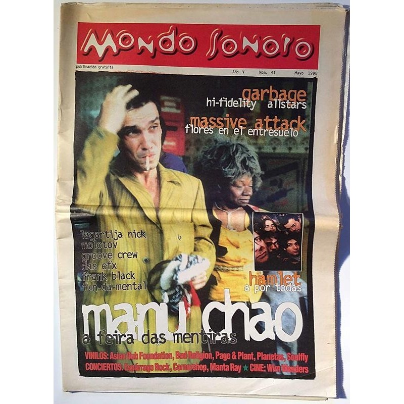 Mondo Sonoro : Garbage,Massive Attack,Manu Chao,Frank Black - begagnade magazine