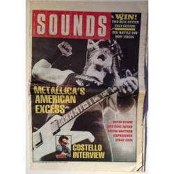 Sounds : Blue Öyster Cult,Metallica,Stray Cats - used magazine